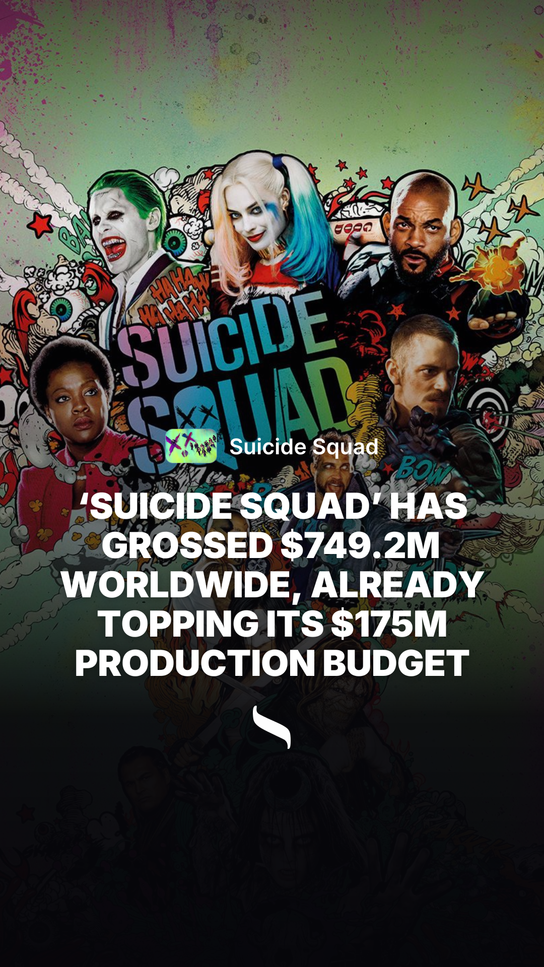 Suicide Squad share card