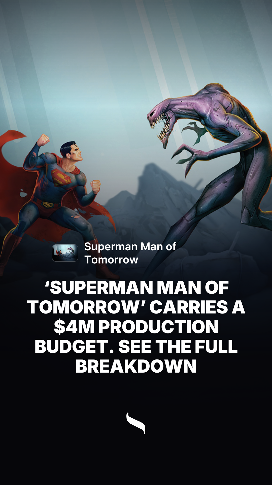 Superman Man of Tomorrow share card