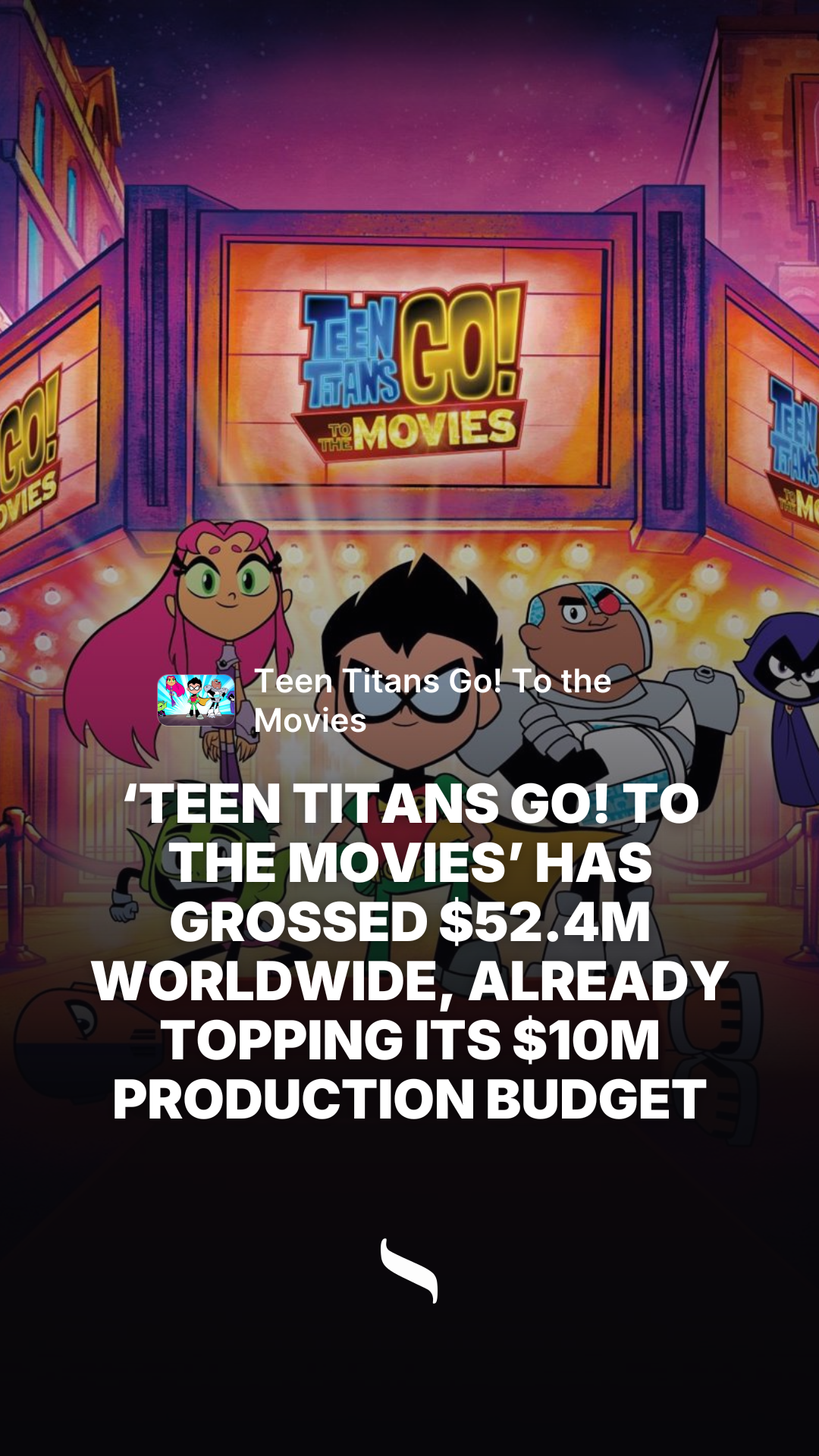 Teen Titans Go! To the Movies share card