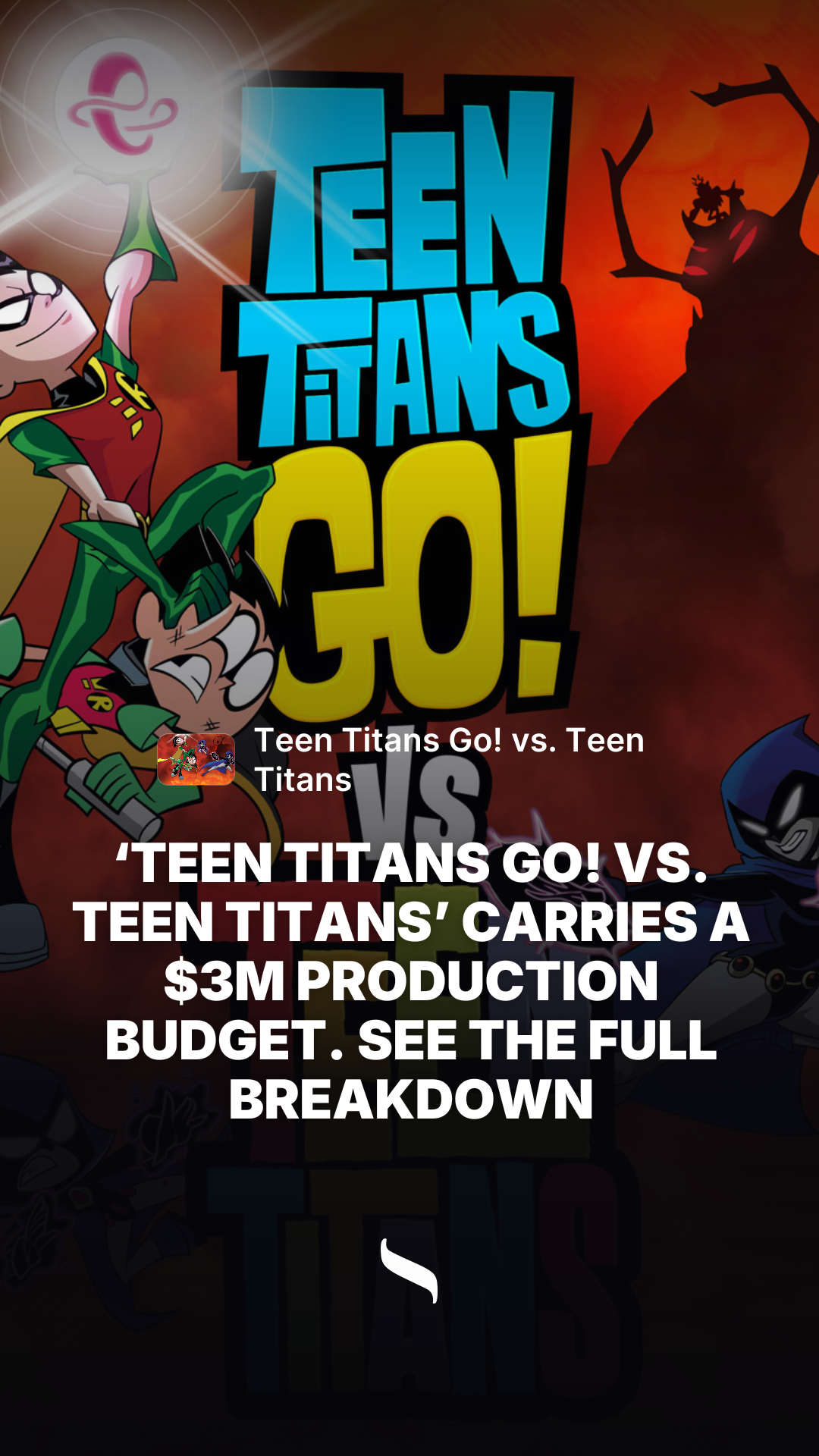 Teen Titans Go! vs. Teen Titans share card