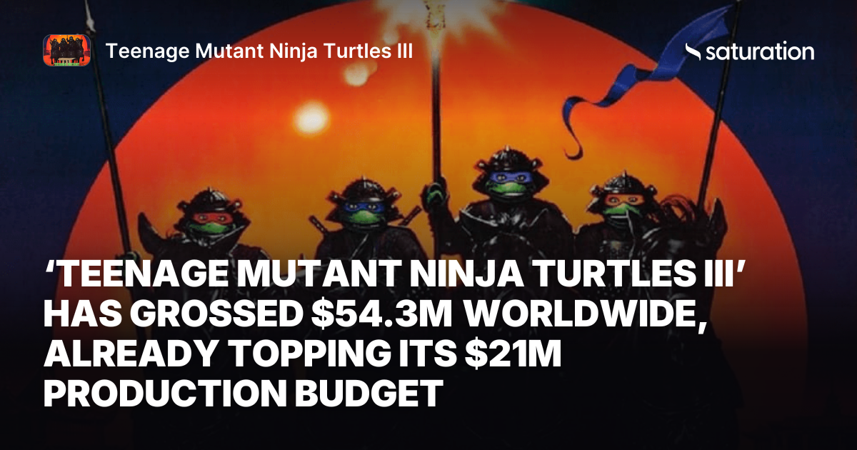 Teenage Mutant Ninja Turtles III share card