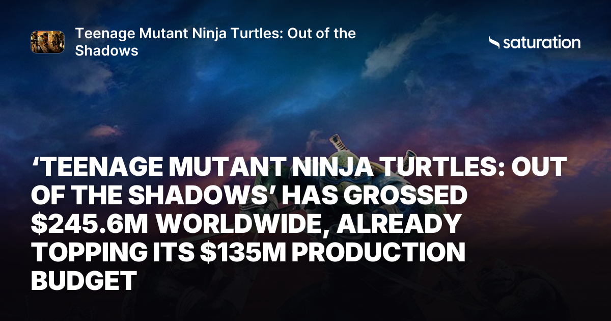 Teenage Mutant Ninja Turtles: Out of the Shadows share card