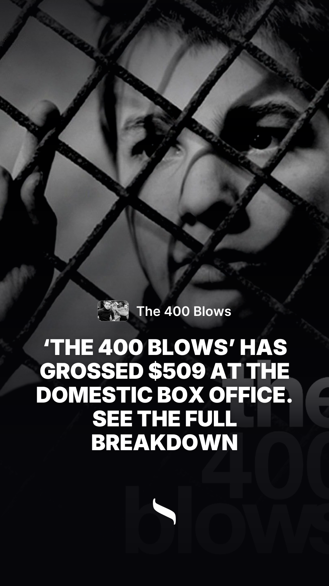 The 400 Blows share card