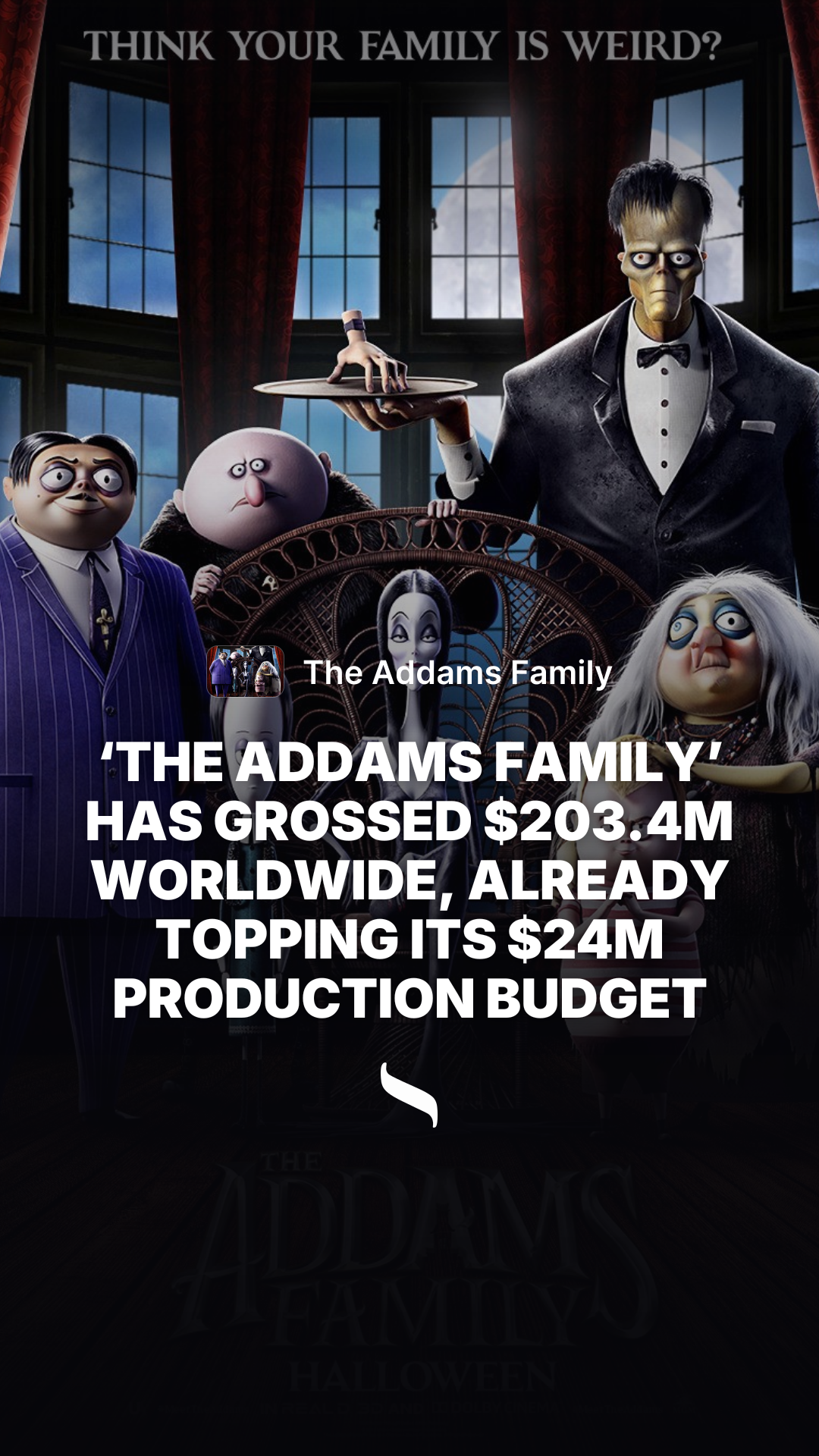The Addams Family (2019) share card