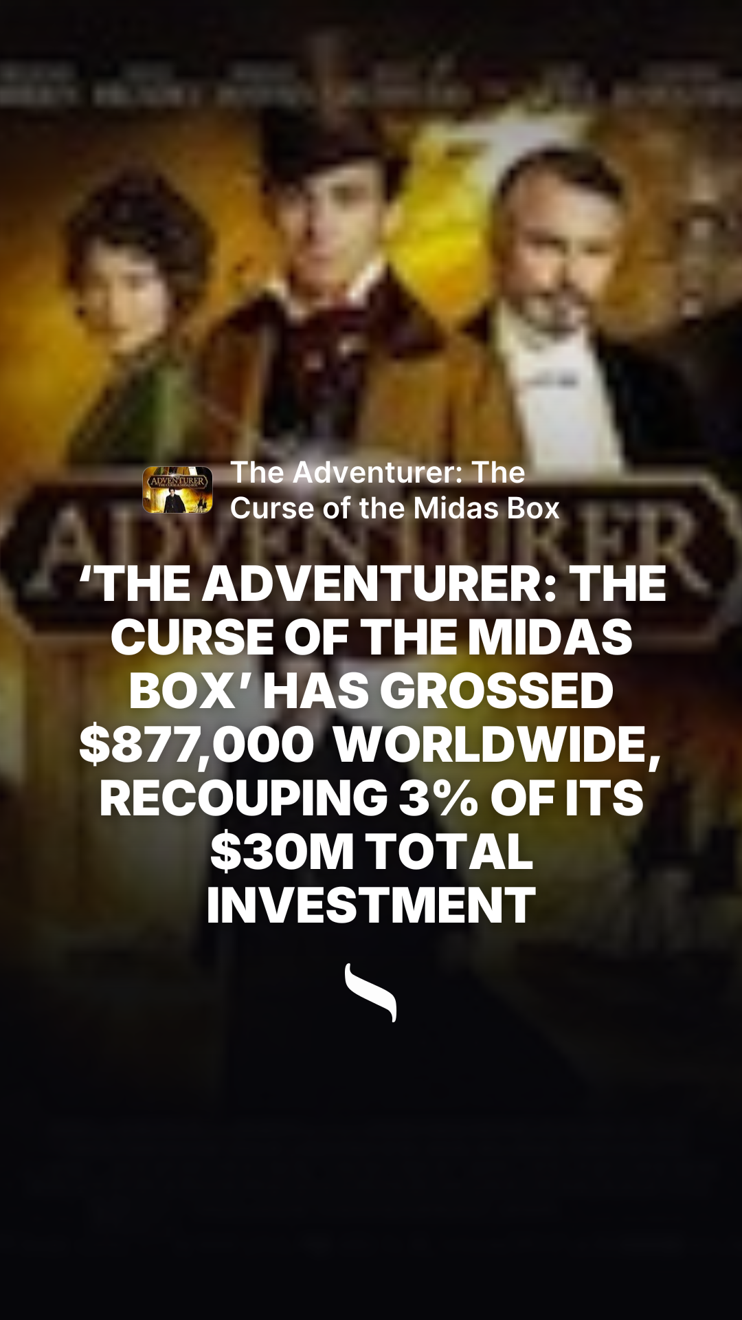 The Adventurer: The Curse of the Midas Box (2014) share card