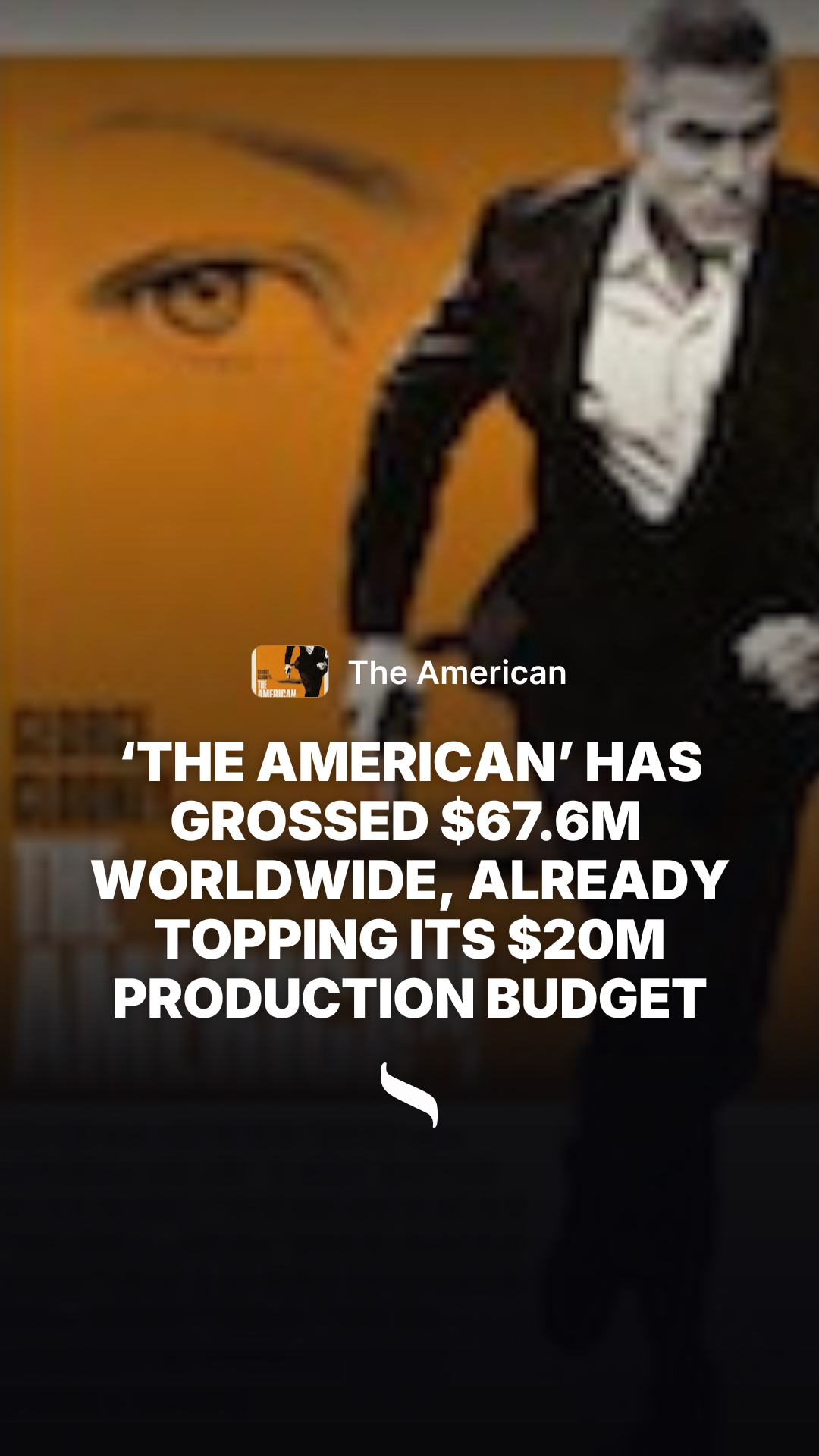 The American (2010) share card