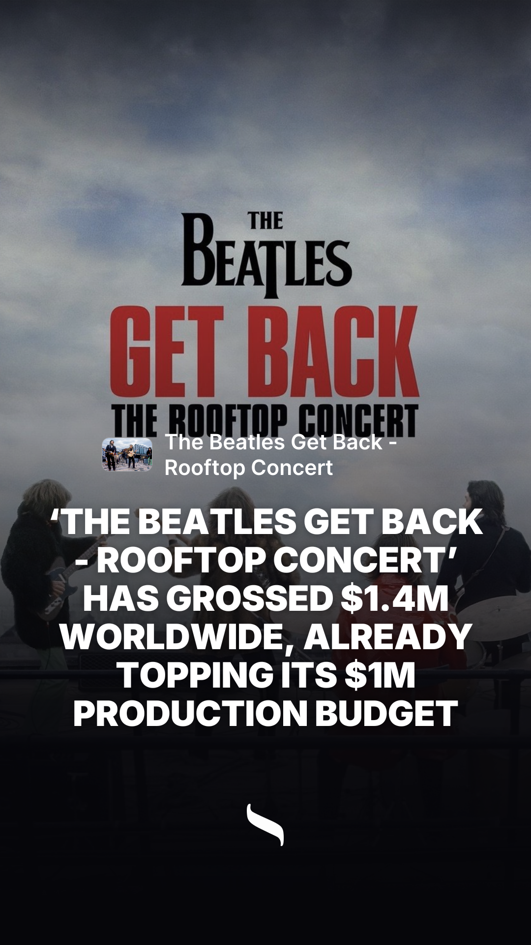 The Beatles Get Back - Rooftop Concert share card