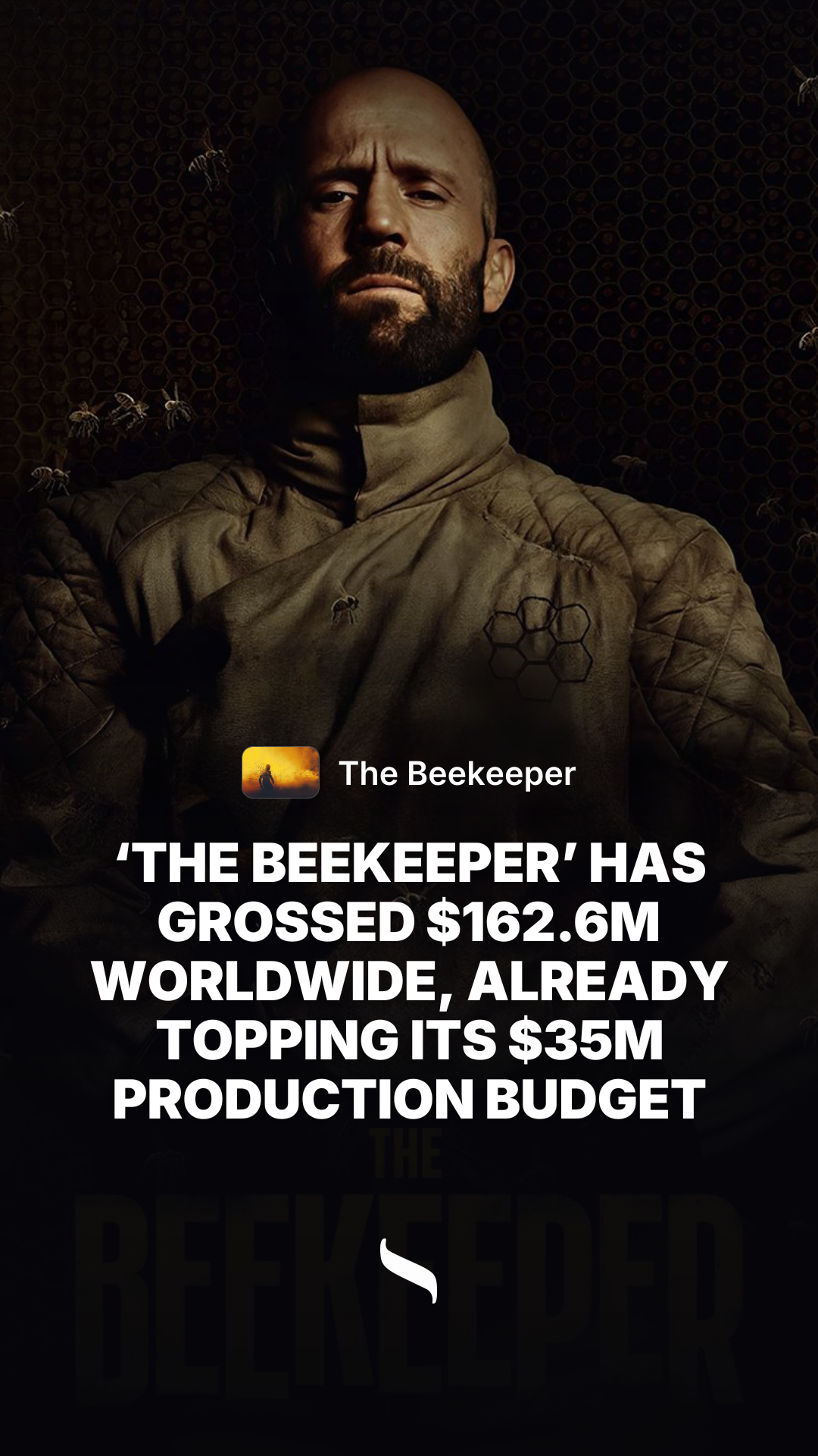 The Beekeeper share card
