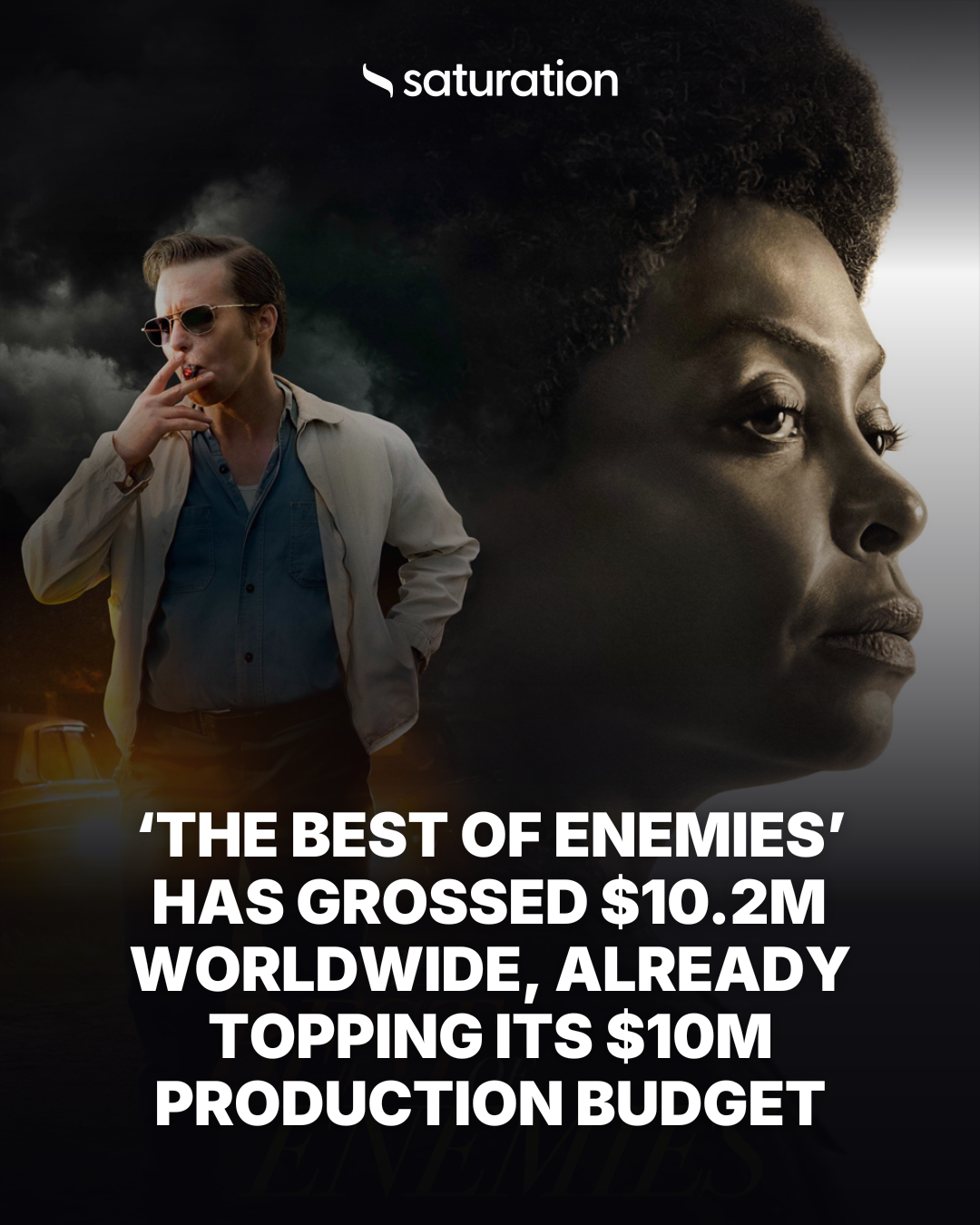 The Best of Enemies share card