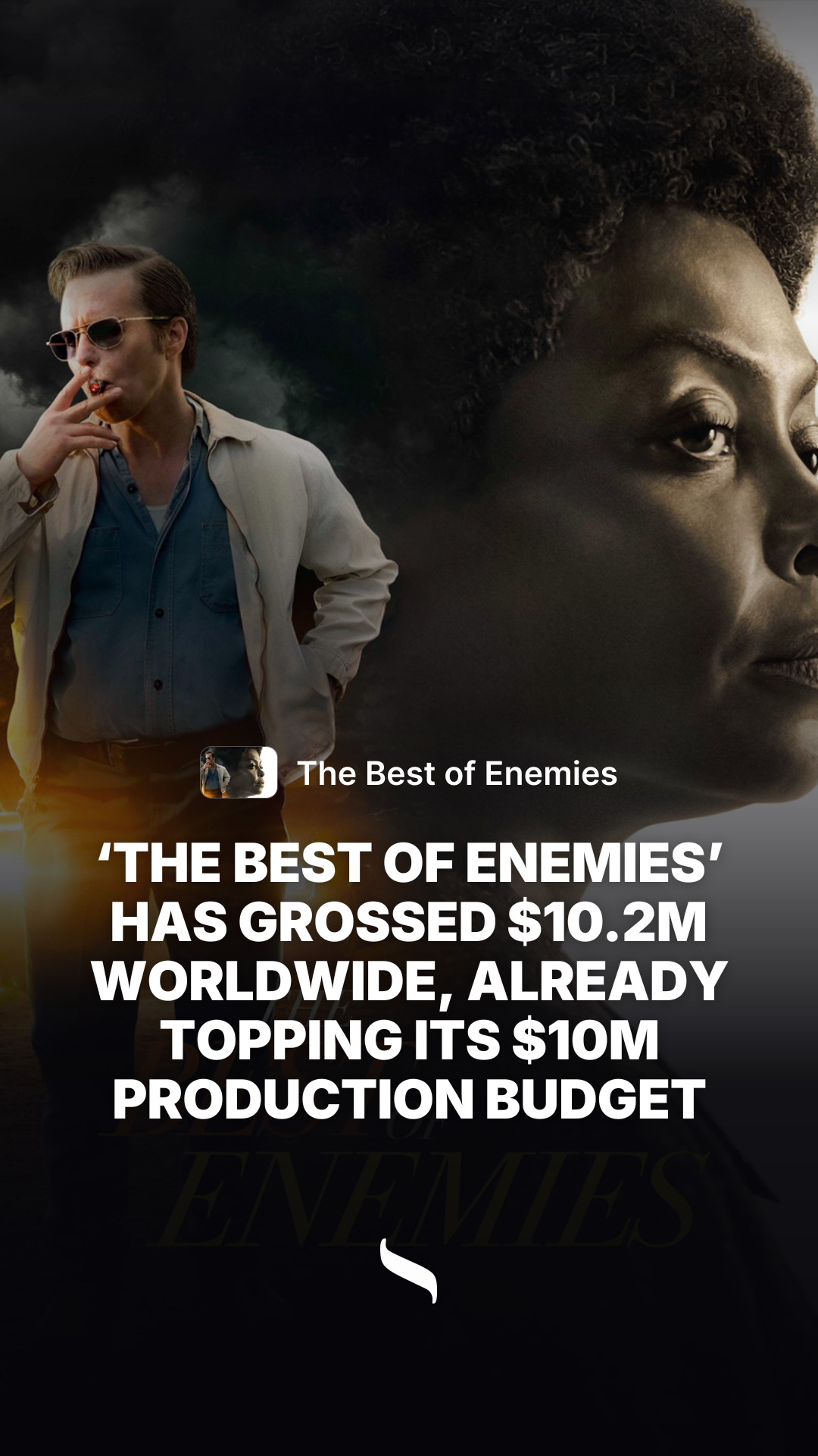The Best of Enemies share card