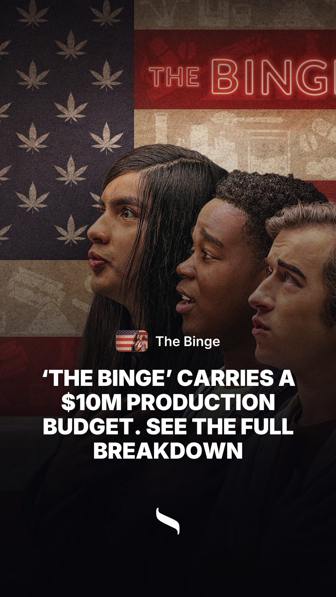 The Binge share card