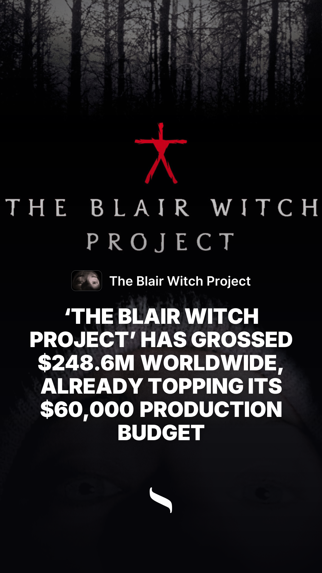 The Blair Witch Project share card