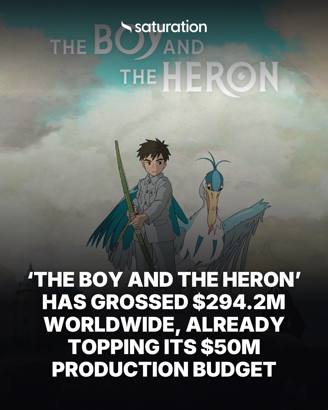 The Boy and the Heron share card