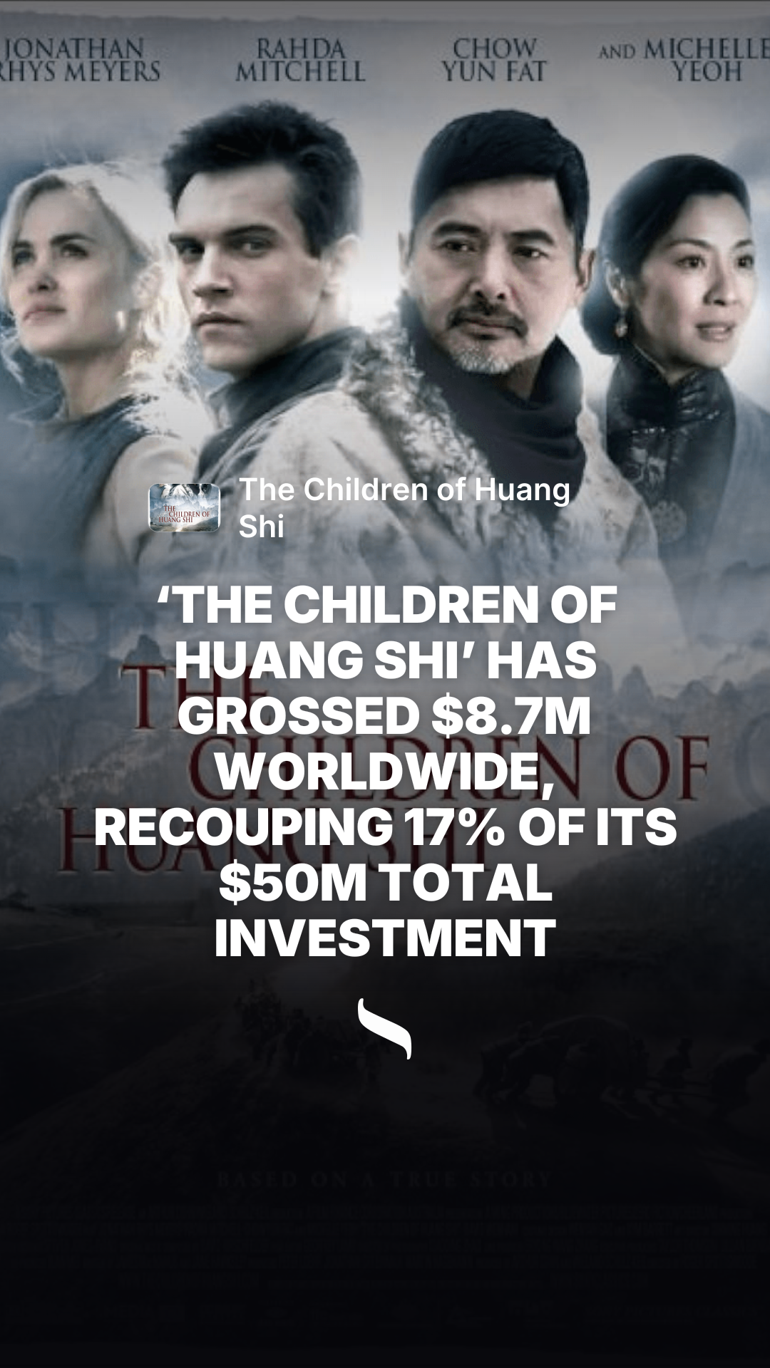 The Children of Huang Shi (2008) share card