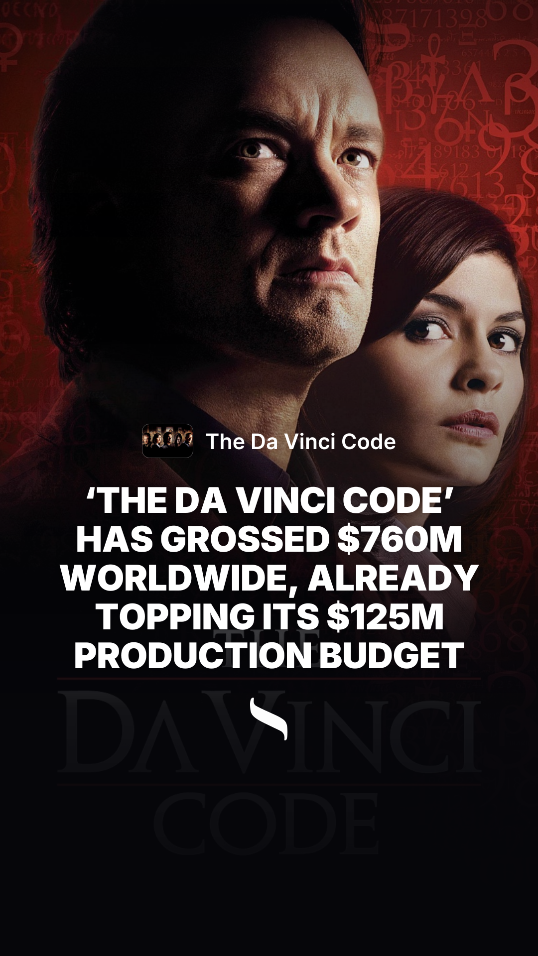 The Da Vinci Code share card