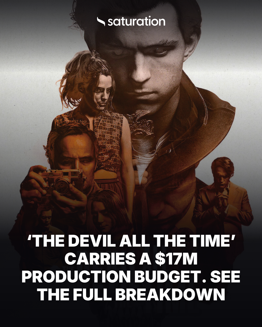 The Devil All the Time share card