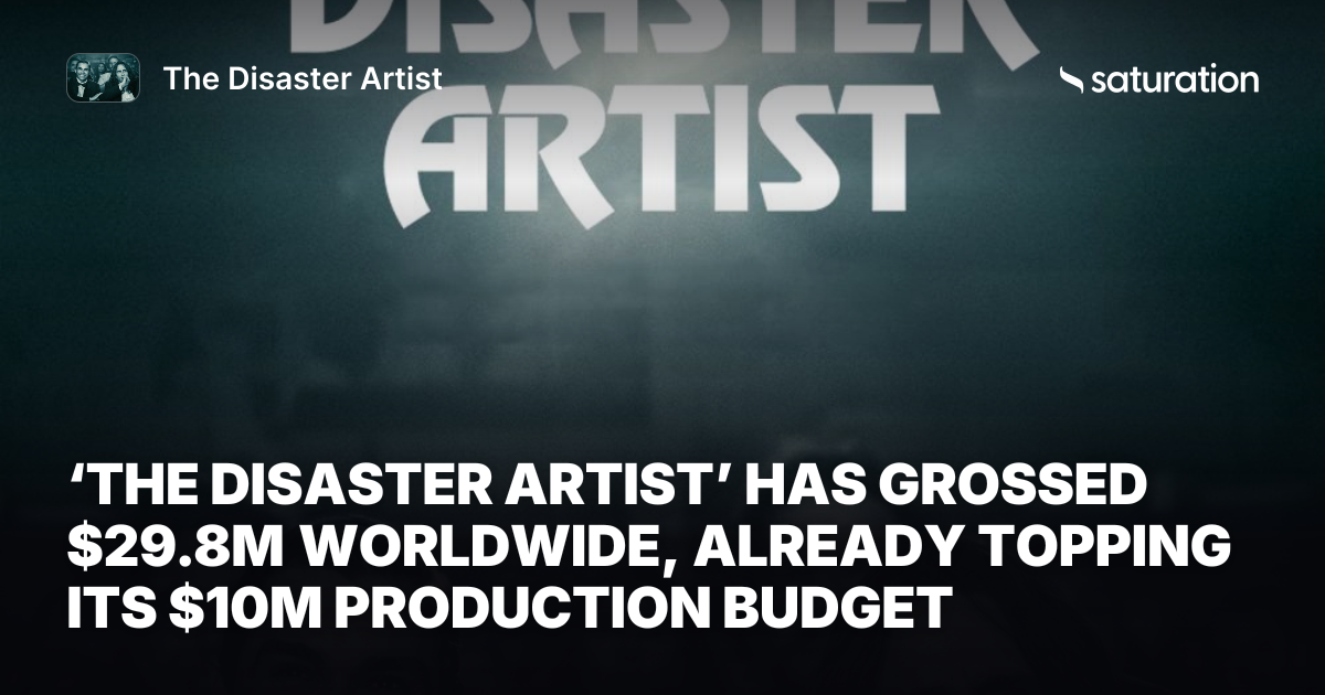 The Disaster Artist share card