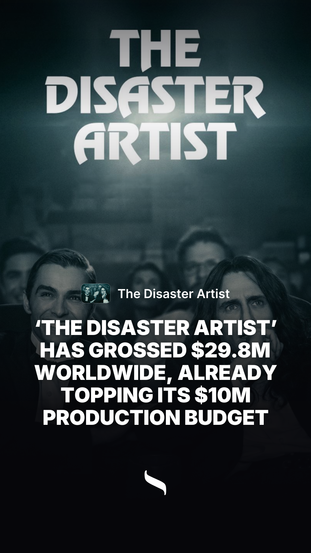 The Disaster Artist share card