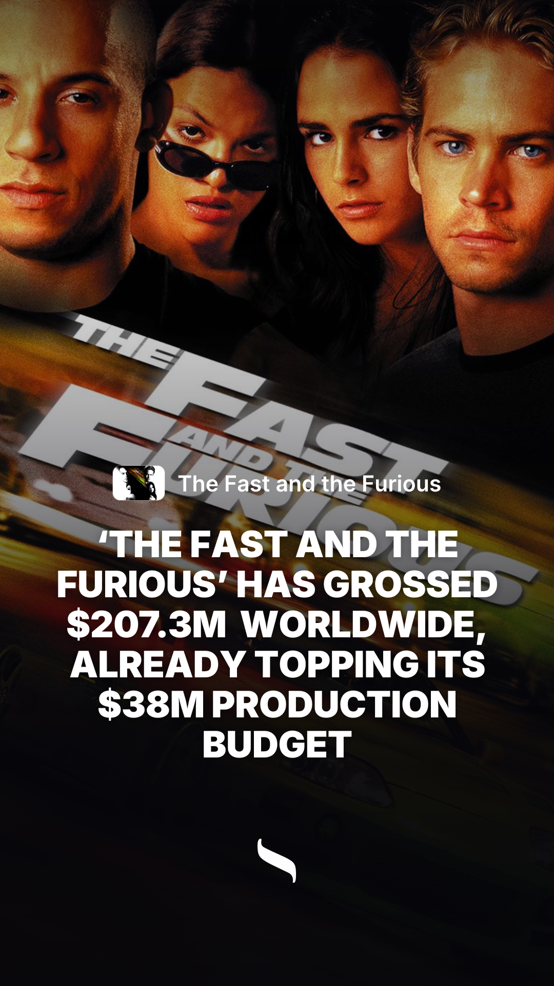 The Fast and the Furious share card