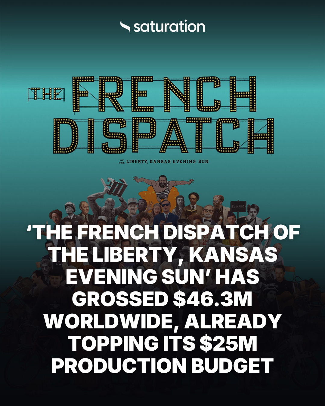 The French Dispatch of the Liberty, Kansas Evening Sun share card