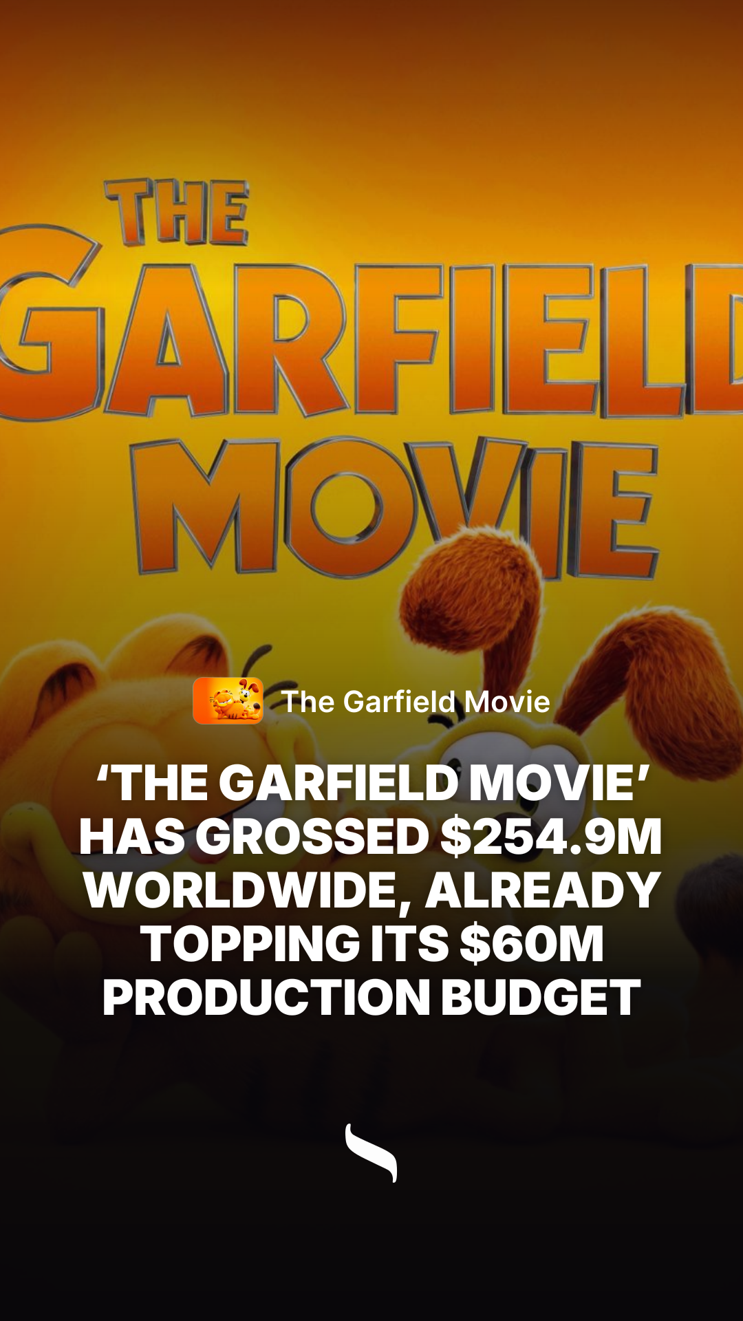 The Garfield Movie share card