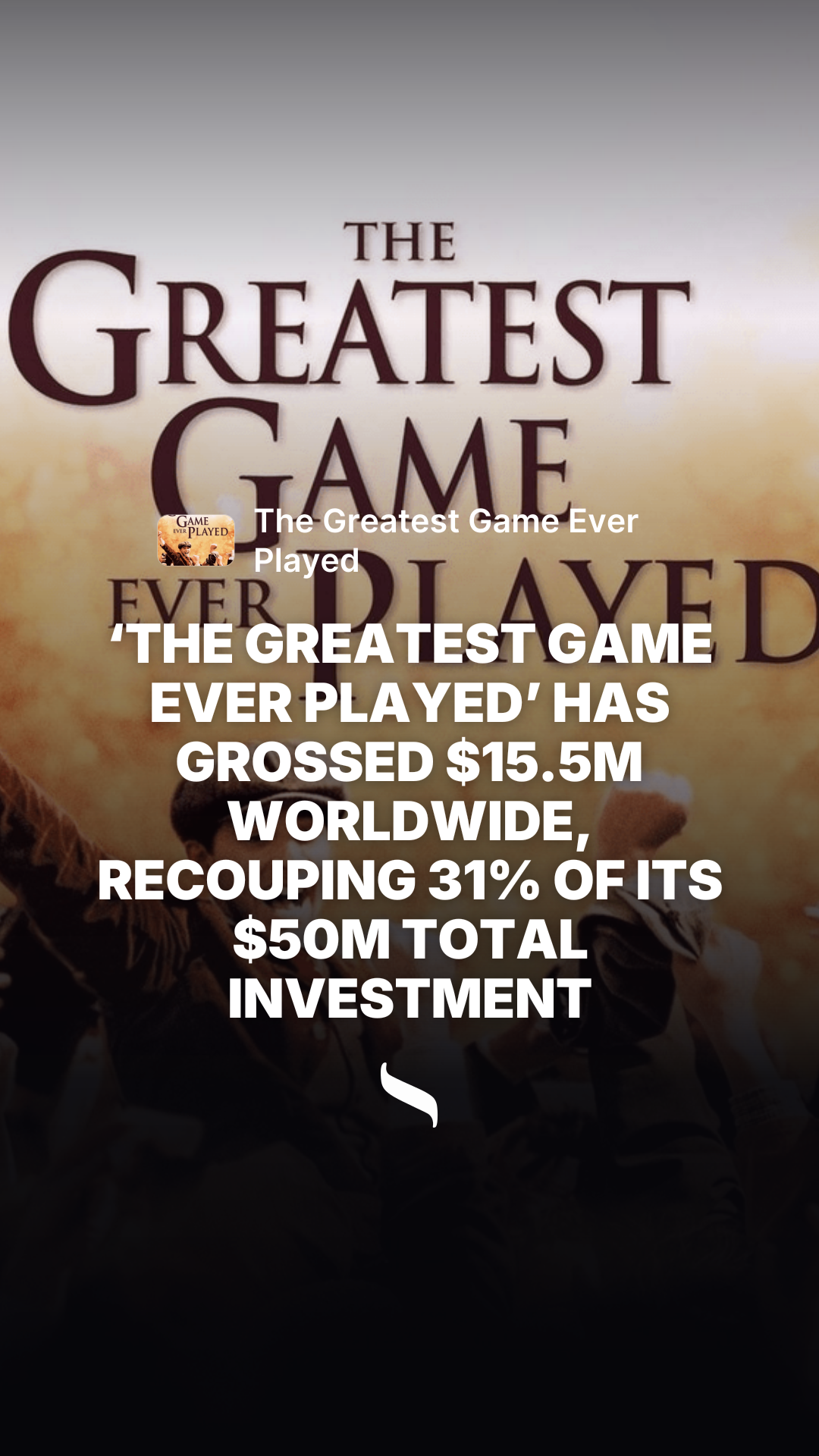 The Greatest Game Ever Played share card