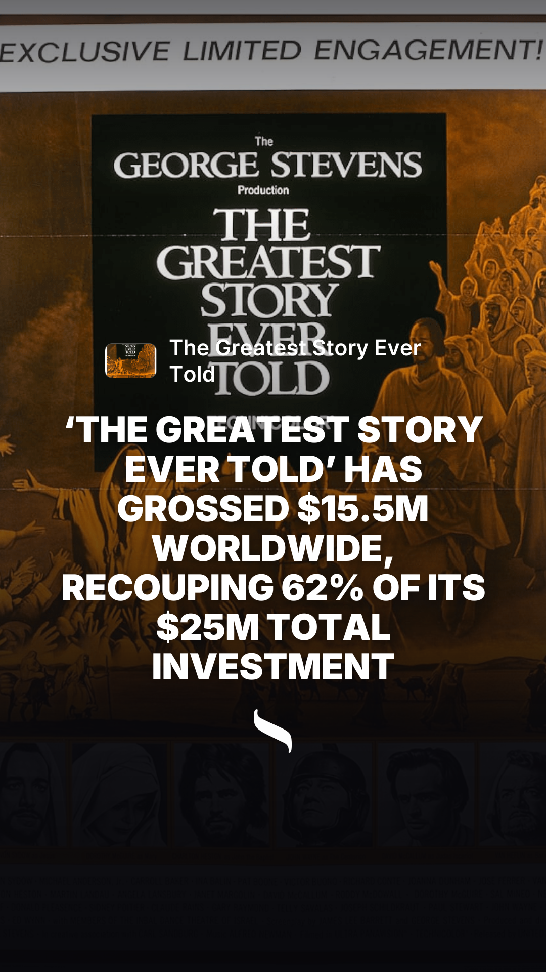 The Greatest Story Ever Told (1965) share card