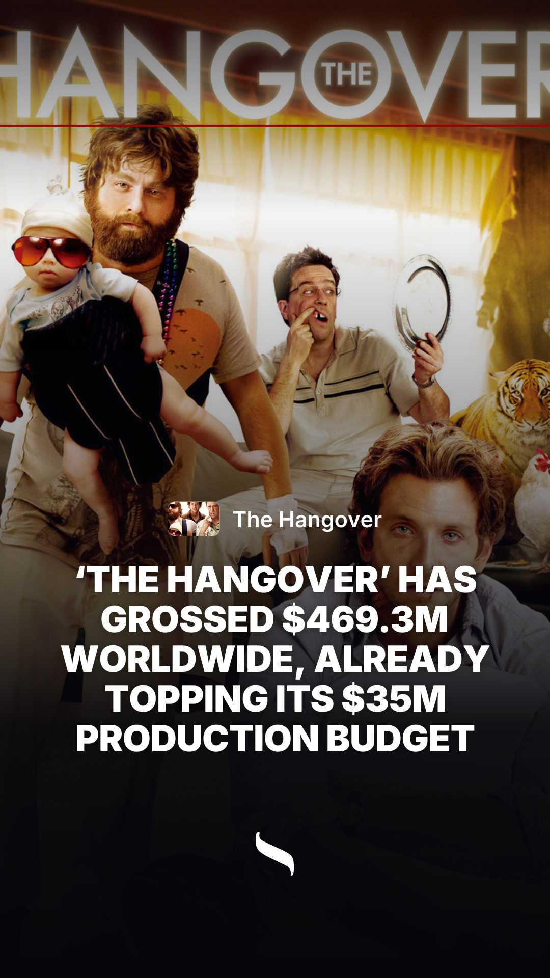 The Hangover share card