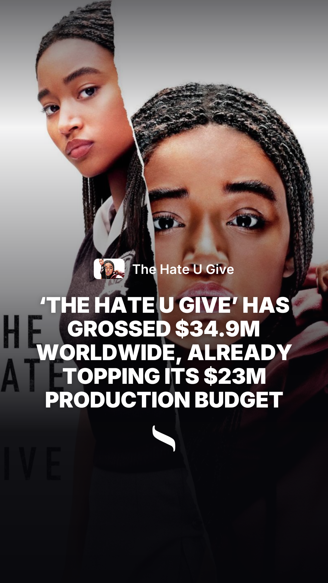 The Hate U Give share card