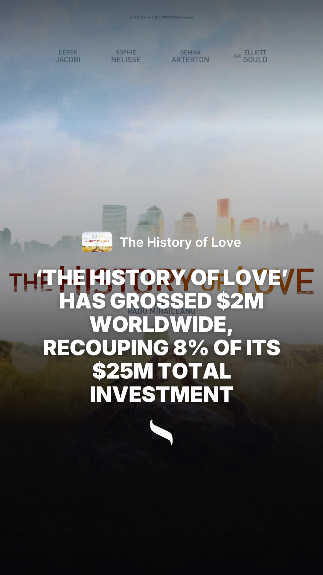 The History of Love (2016) share card
