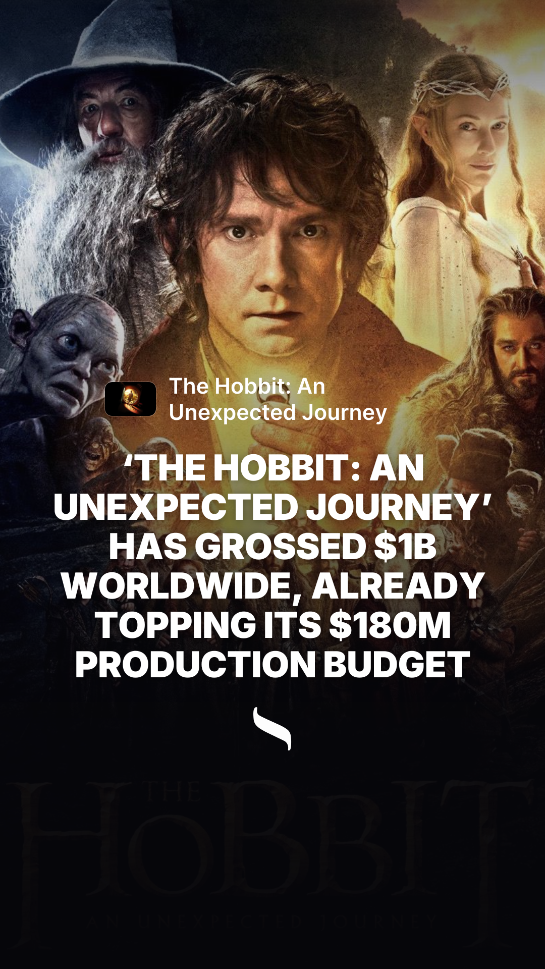 The Hobbit: An Unexpected Journey share card