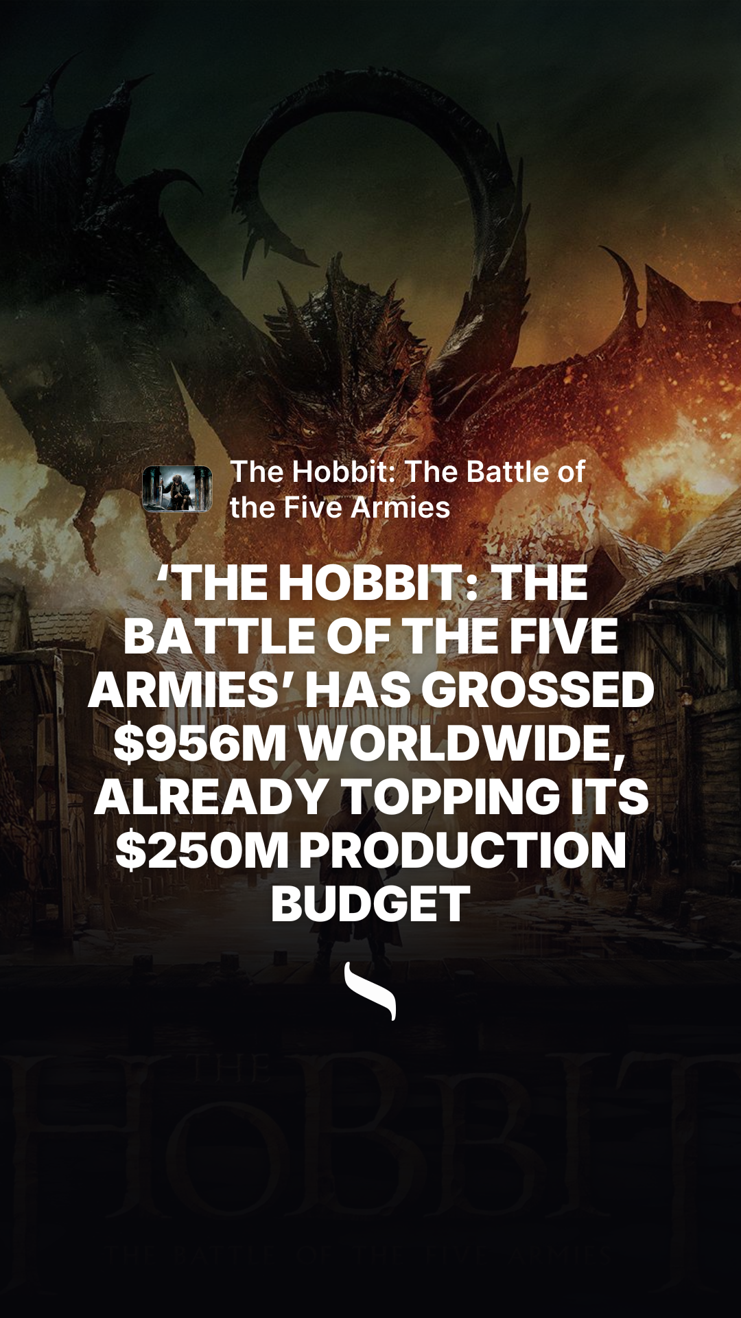 The Hobbit: The Battle of the Five Armies share card
