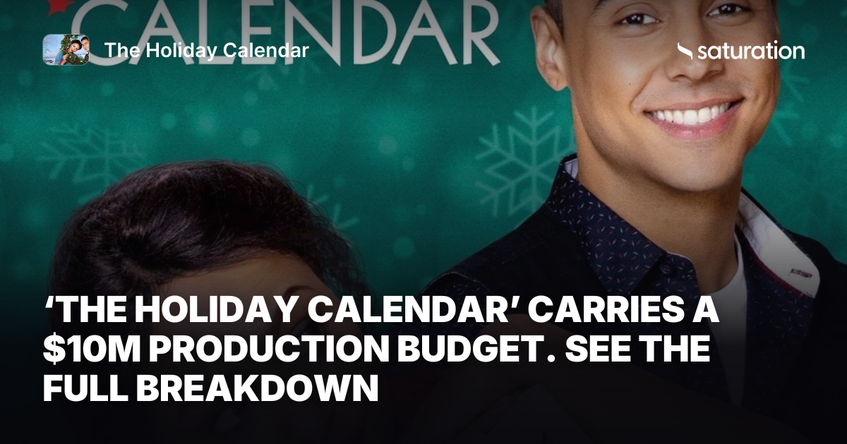 The Holiday Calendar share card