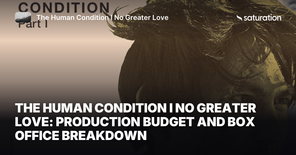 The Human Condition I No Greater Love share card