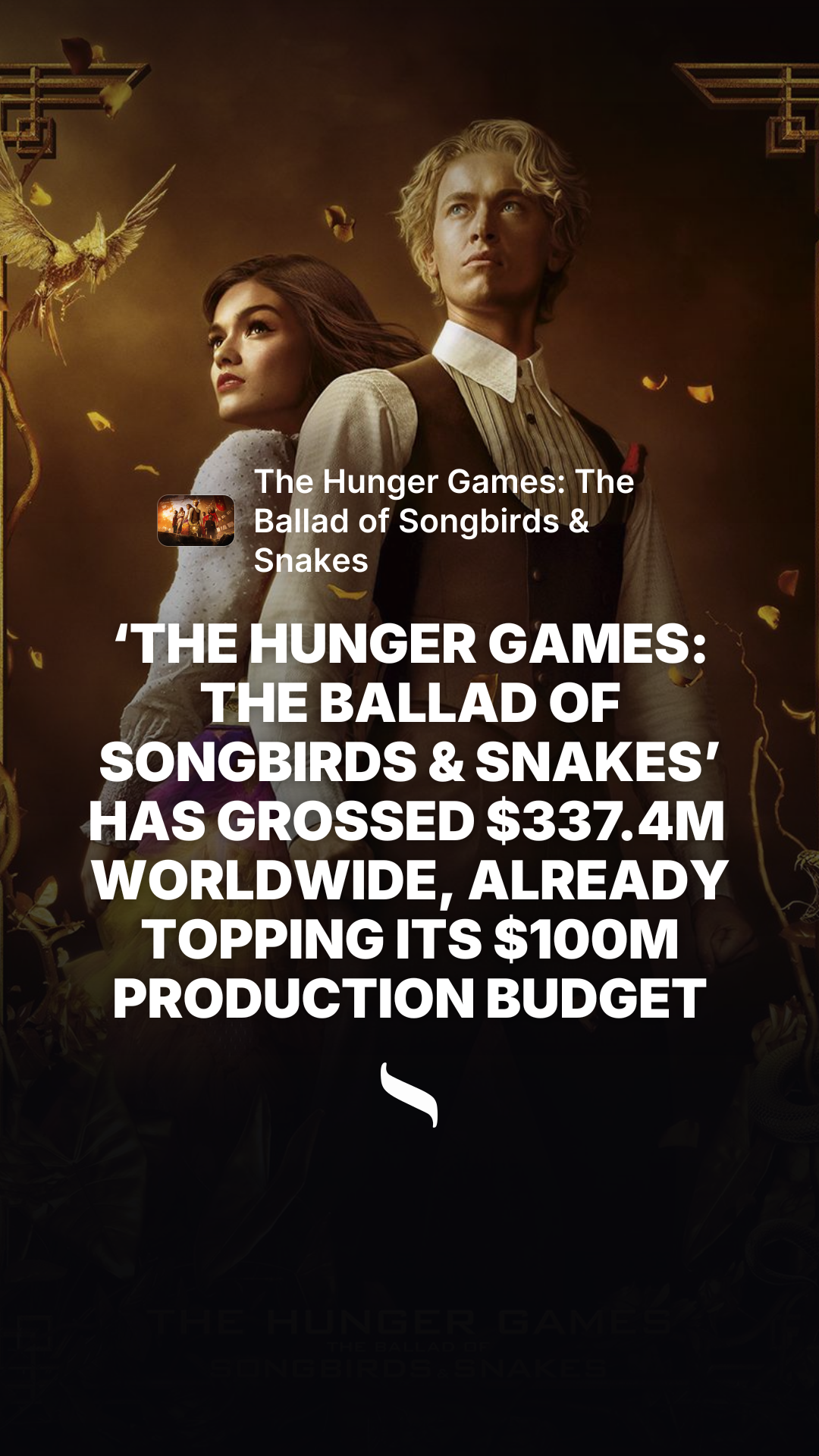 The Hunger Games: The Ballad of Songbirds & Snakes share card