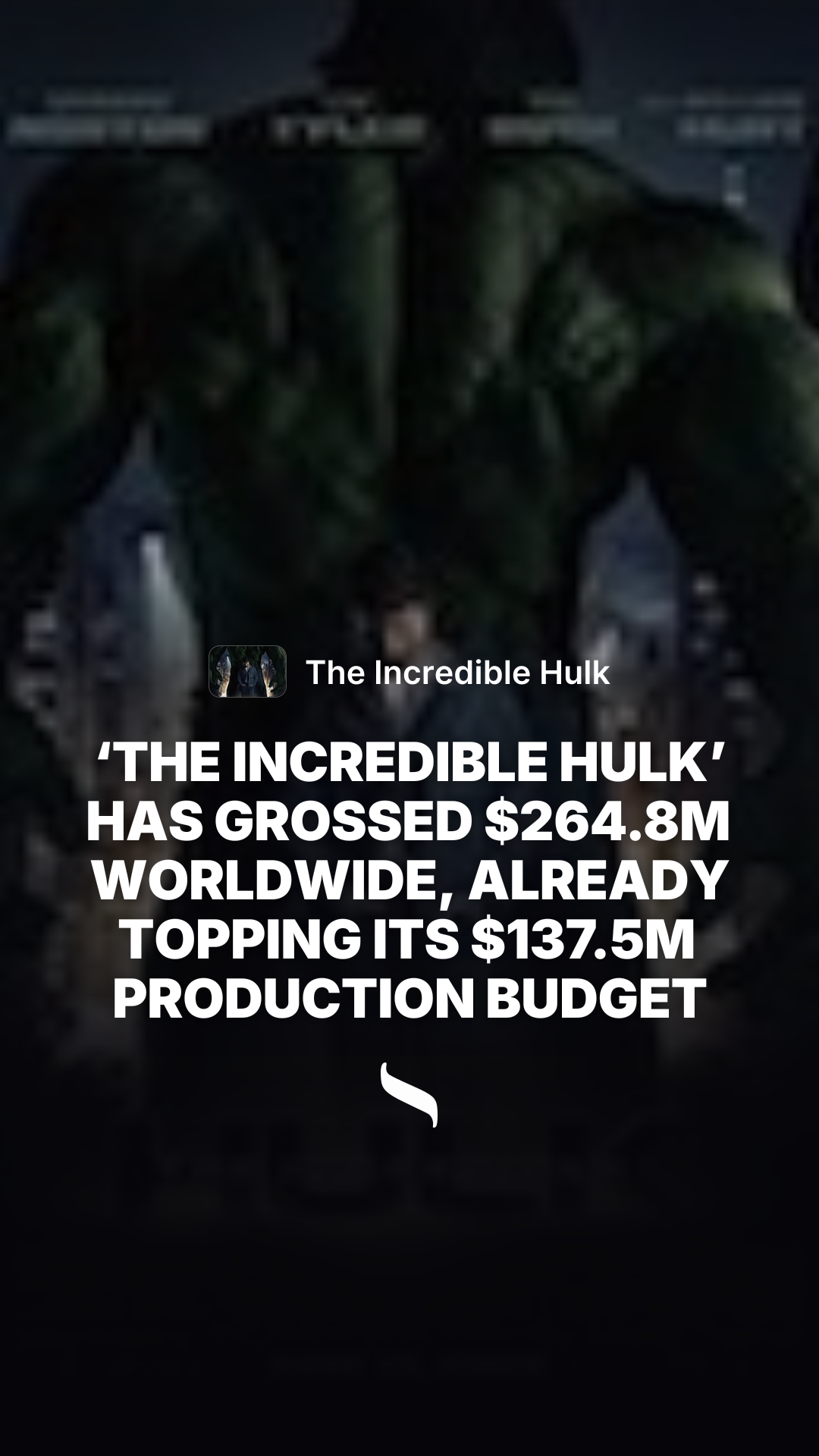 The Incredible Hulk (2008) share card