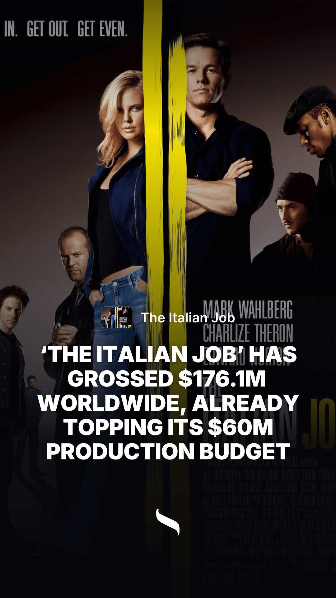 The Italian Job share card