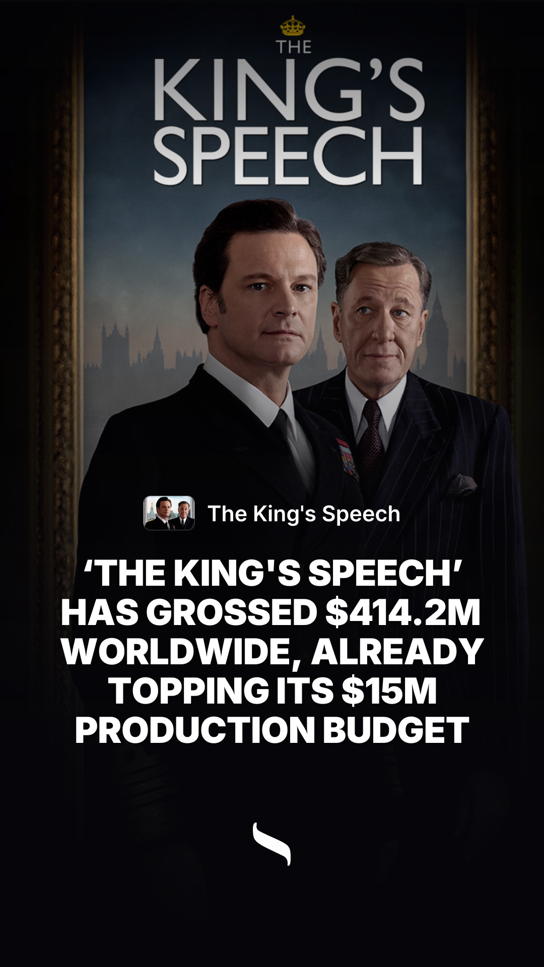 The King's Speech share card
