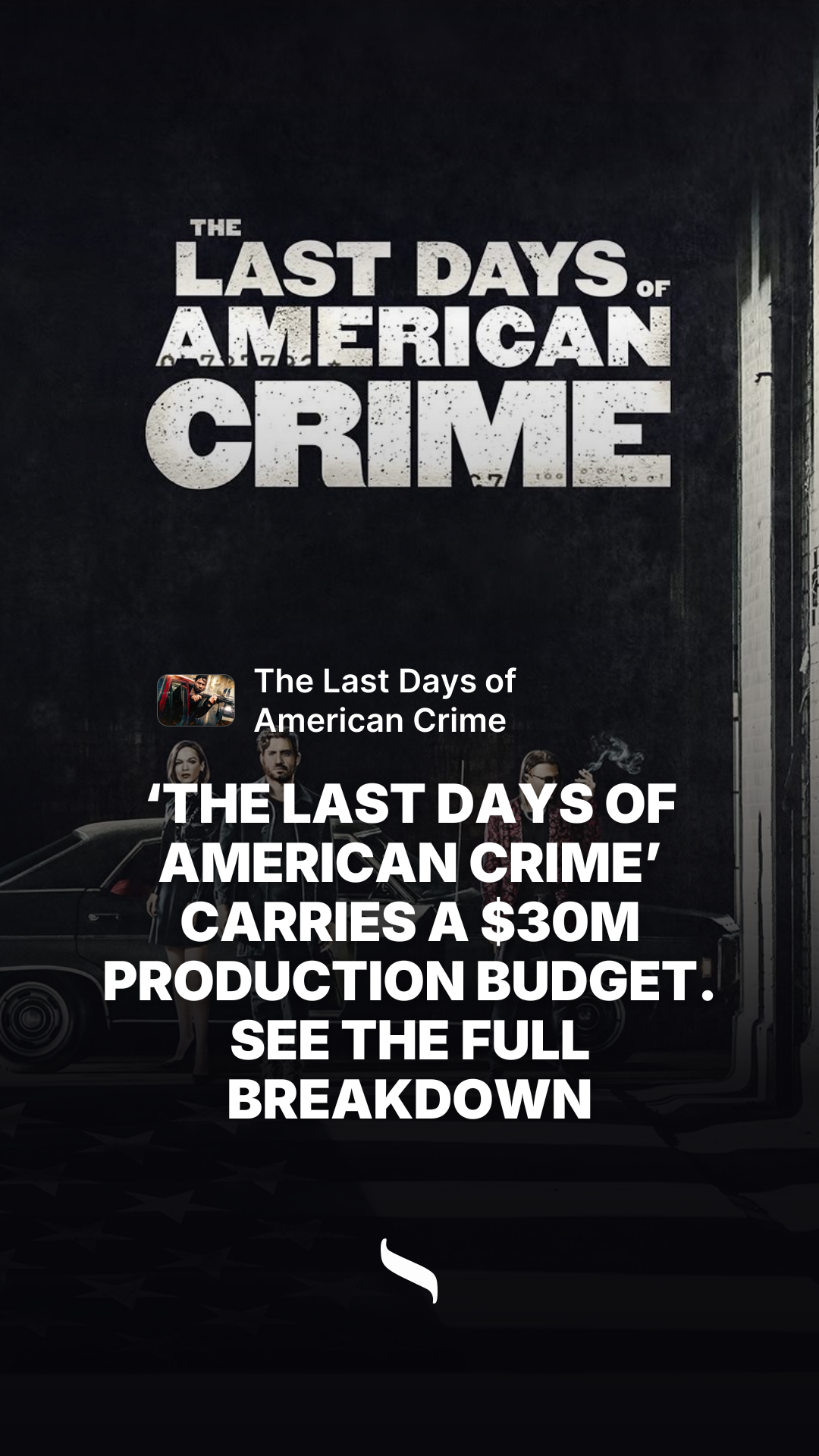 The Last Days of American Crime share card