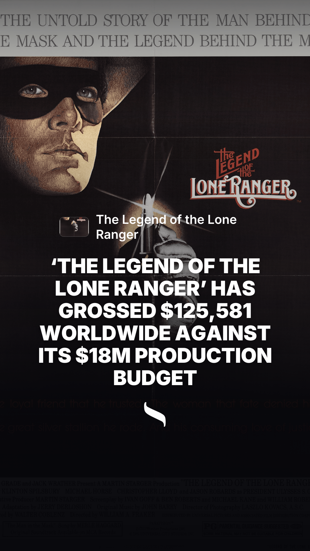 The Legend of the Lone Ranger (1981) share card