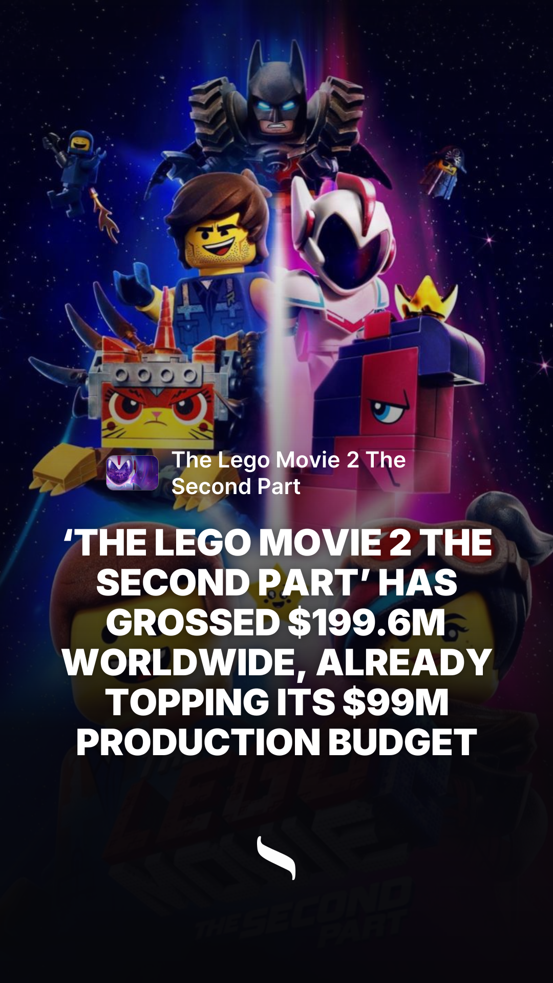The Lego Movie 2 The Second Part share card