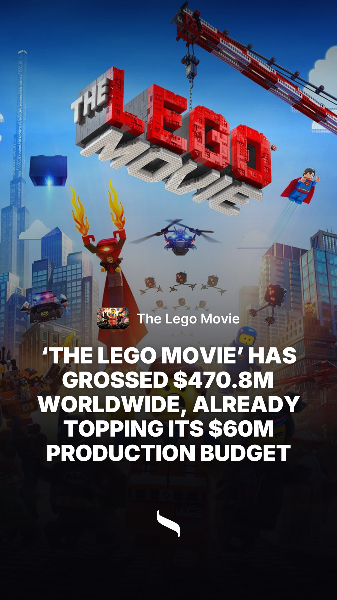 The Lego Movie share card