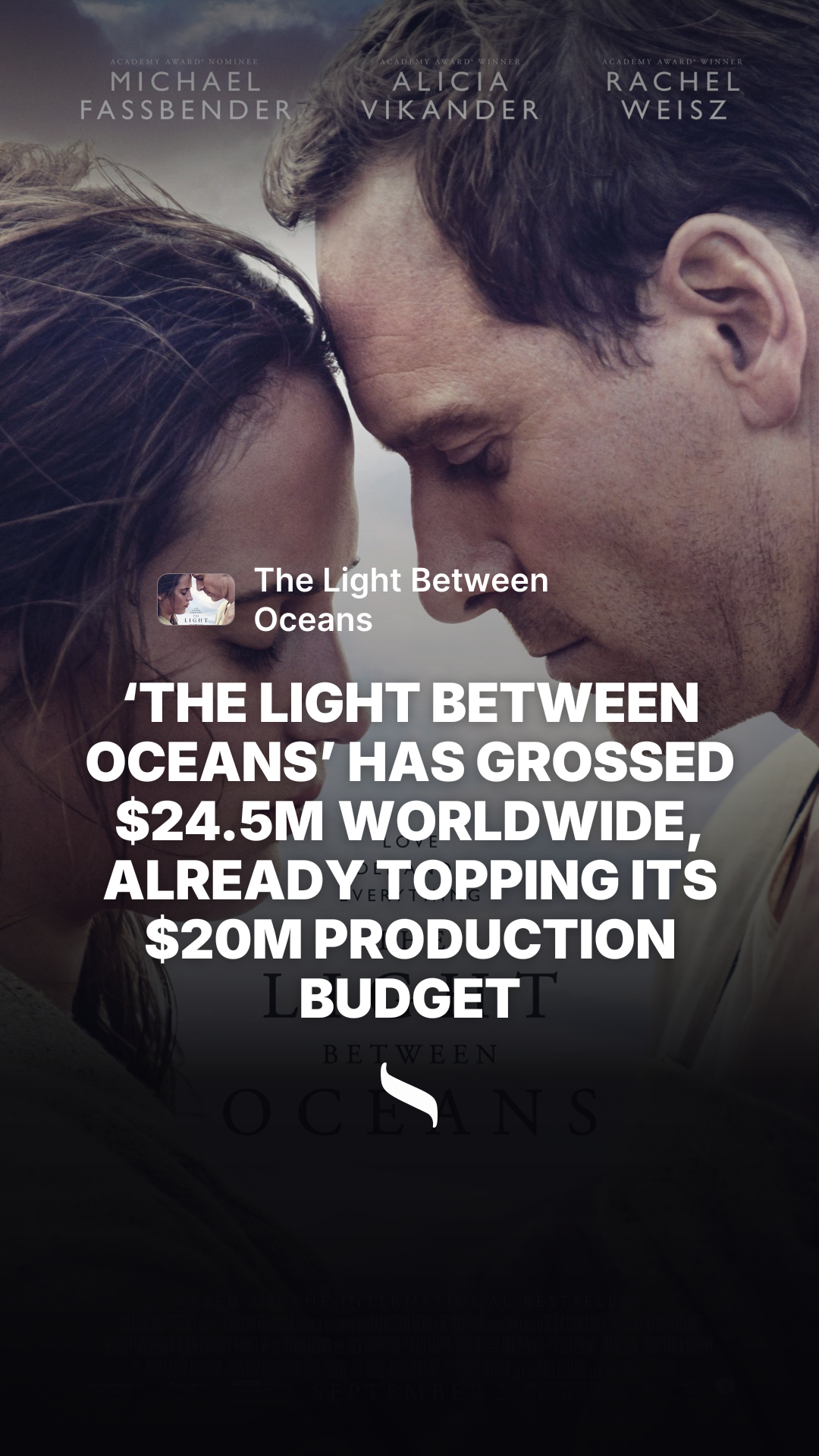 The Light Between Oceans (2016) share card