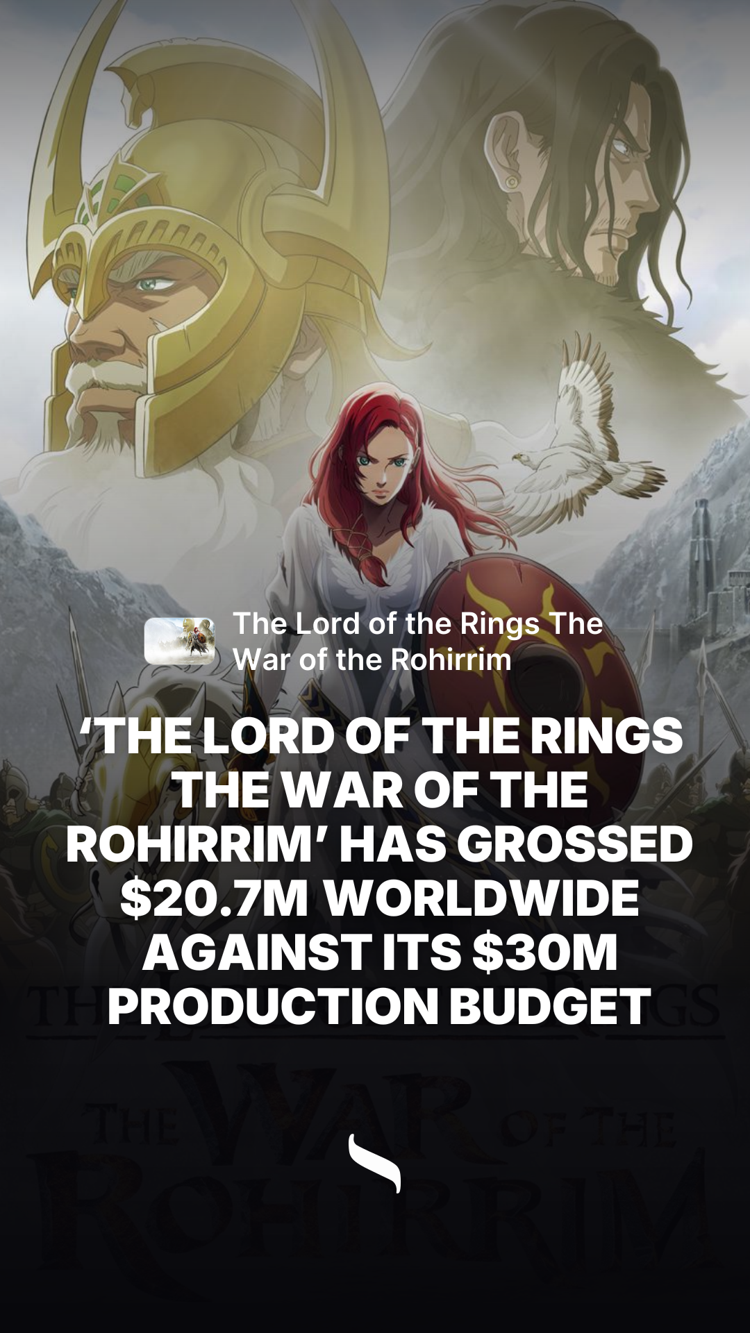 The Lord of the Rings The War of the Rohirrim share card