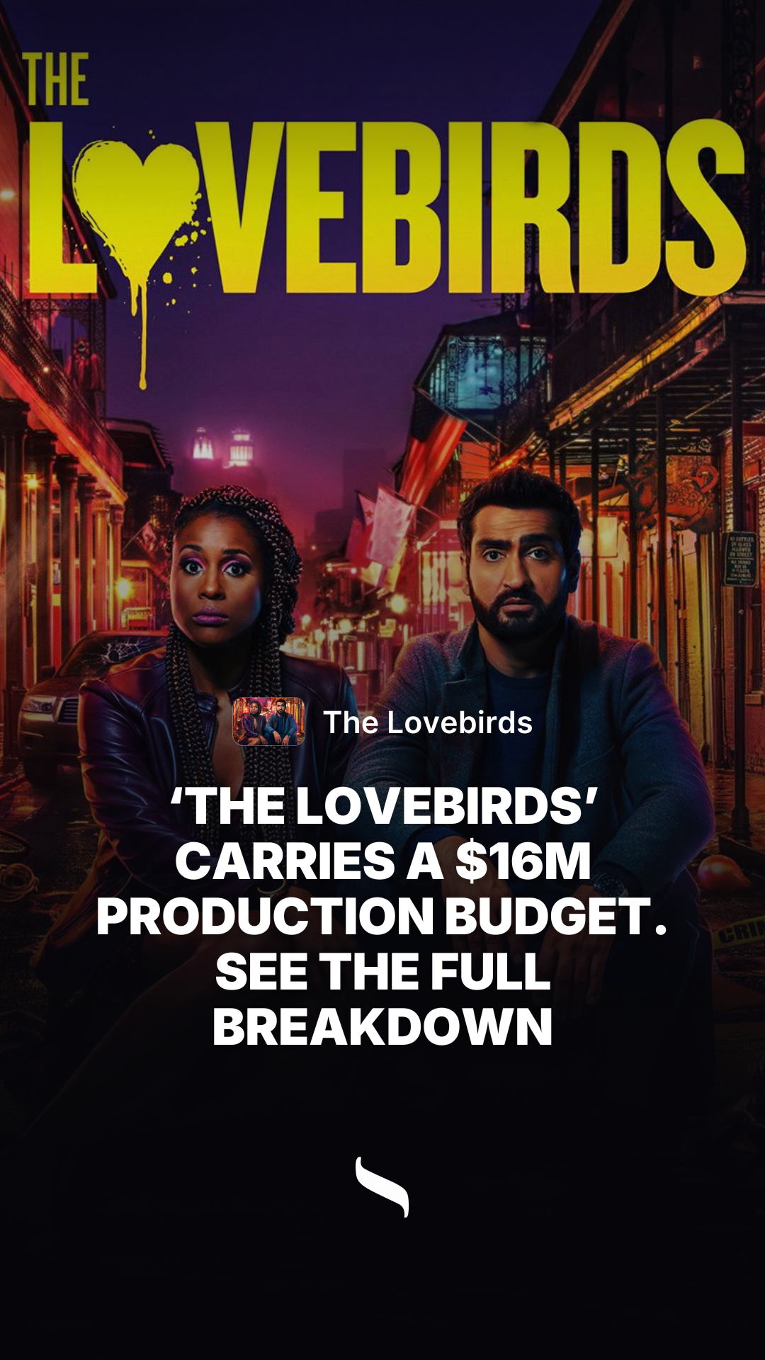 The Lovebirds share card