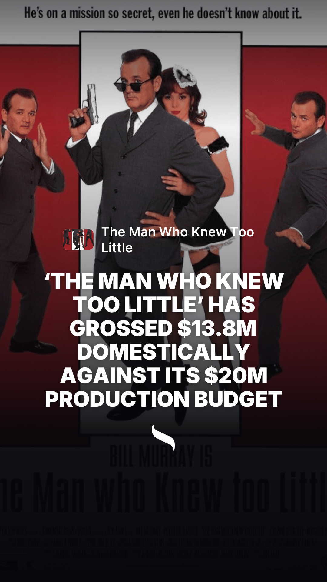 The Man Who Knew Too Little (1997) share card