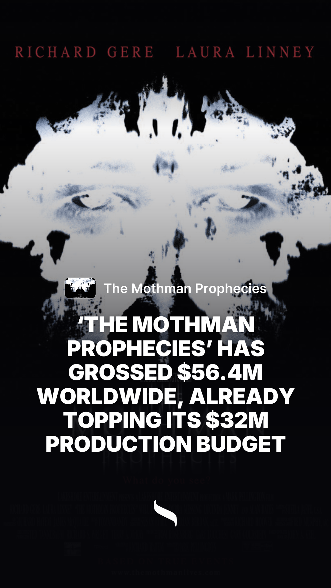 The Mothman Prophecies share card
