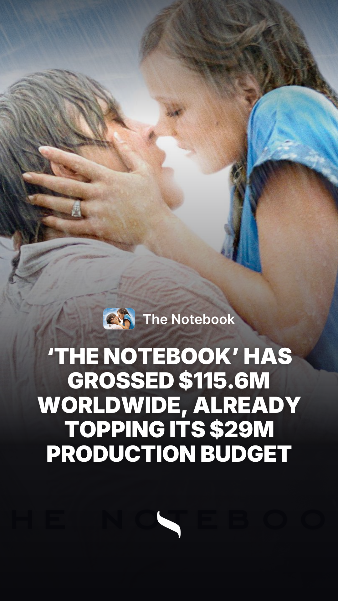 The Notebook share card