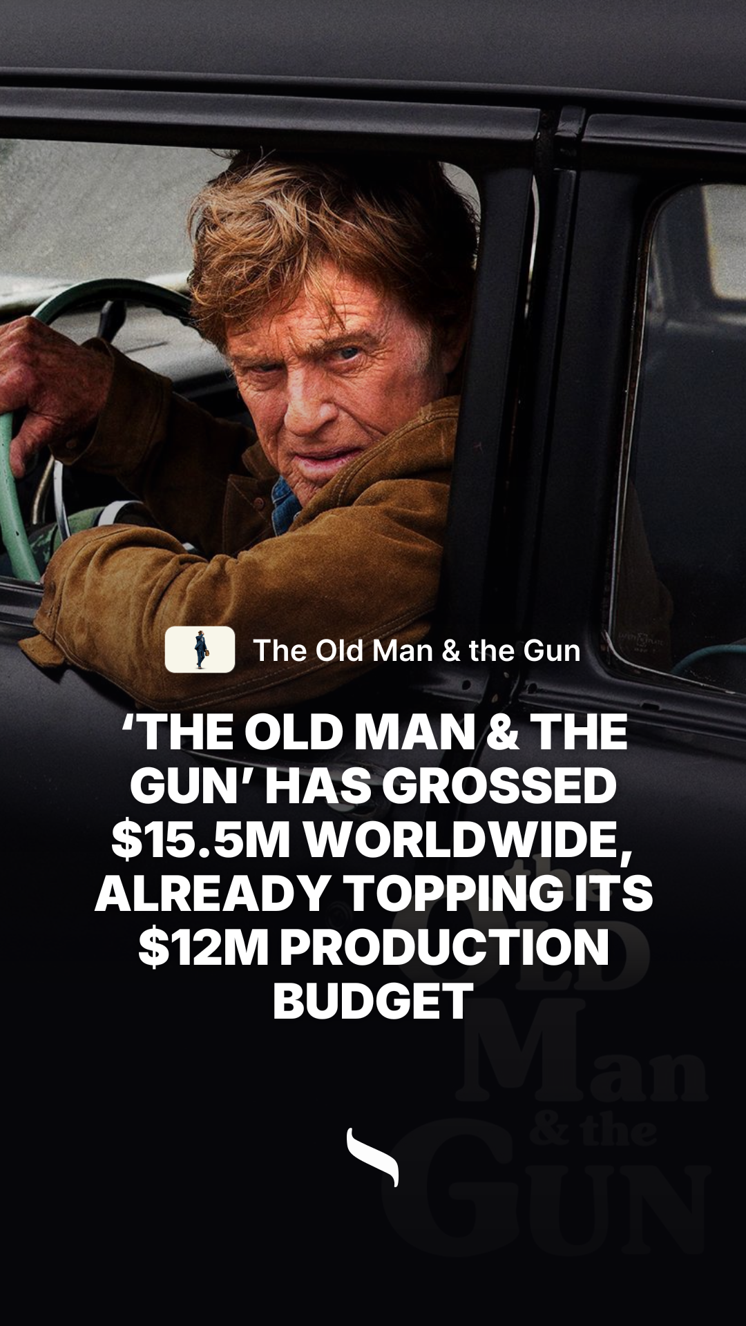 The Old Man & the Gun share card