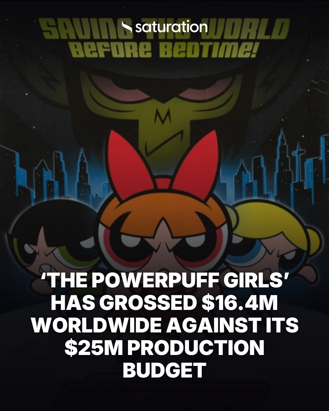 The Powerpuff Girls share card